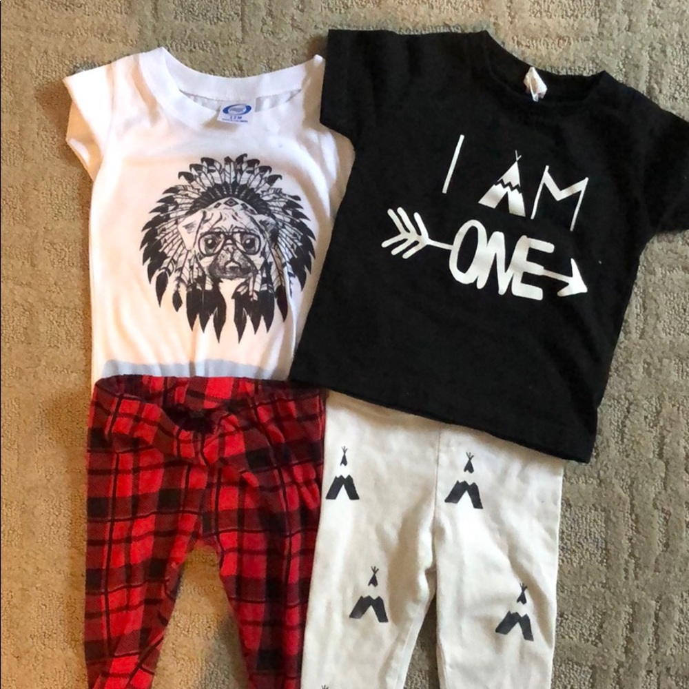 Baby boy 12 months trendy teepee hispter boho